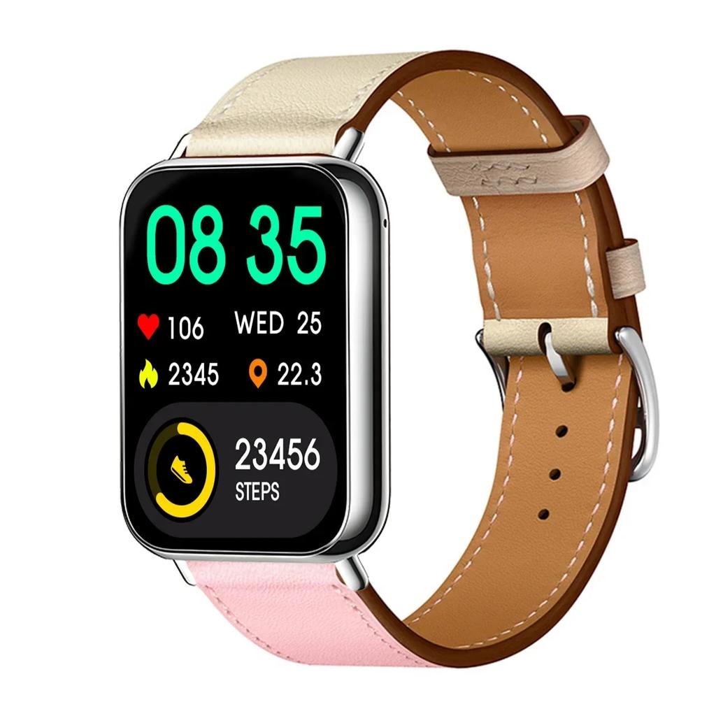 Leather Loop Strap for Redmi Watch 5 Watch 4 Band for Xiaomi Mi 9 Pro Active Wristband Bracelet Mi Band 8 Pro Correa Accessories