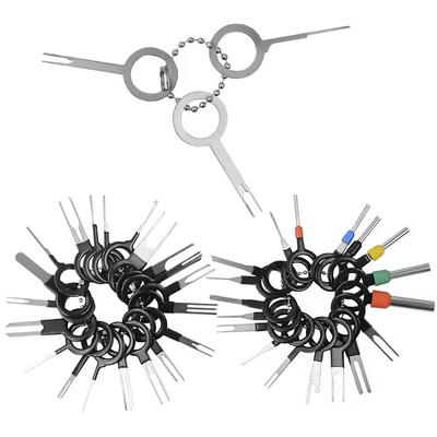 Audiophan Connector Pin Extractor Car Terminal Removal Key Tool Wiring Terminal Pin Puller Repair