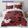 Retro American Comic Book Style Mickey Mouse Themed Pattern The Perfect Choice for Decorating A Child's Bedroom Warm Bedding Set