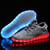 USB Coconut Luminous Shoes Led Light Shoes Fashion Men's and Women's Sports Shoes, Factory Coconut Shoes