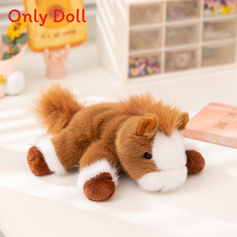 Animal Plush Pony Stuffed Toy With Pp Cotton Filling Ideal For Children And Gifts