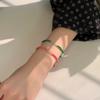 Color Stripe Mix Beads Bracelet Clear Stripe Color Mix Bead Bracelet
