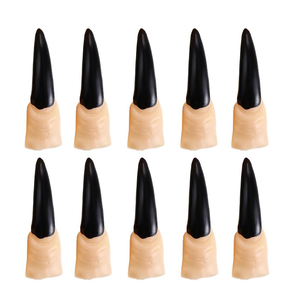 Costume Children For Women Men Rubber Fake Finger Set Halloween Prop  Halloween Supplies Witch Nose Wicked Witch Decor