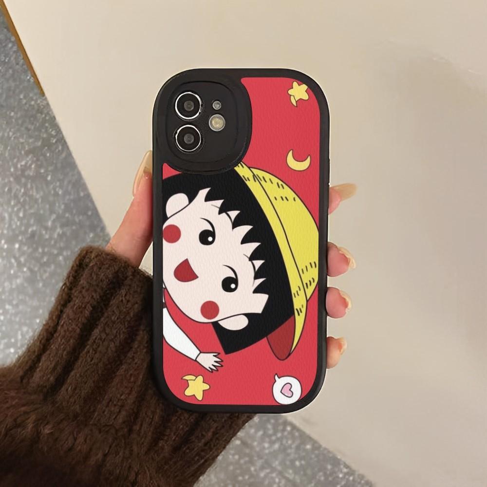 

Чехол для телефона Cartoon Chibi Maruko Chan из твердой кожи для iPhone 14 13 12 Mini 11 14 Pro Max Xs X Xr 7 8 Plus 6 6s iphone XS MAX