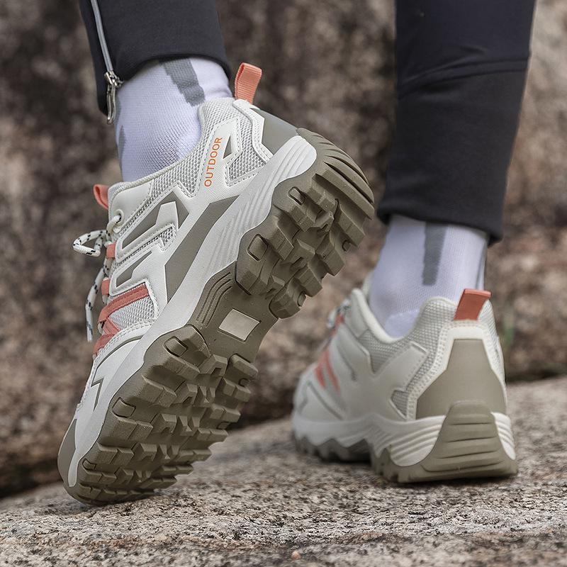 Large Size Unisex Outdoor Hiking Shoes - Anti-Collision, Breathable, Fashionable for Climbing and Camping