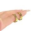 Elegant Titanium Steel Unisex Bracelet and Ring Set: European & American Fashion Design