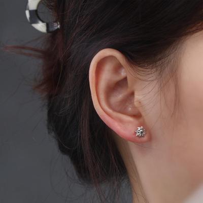 Copper Party Solid Color Sun Polaris Stud Earrings Fashion Design Korean  Earrings Men Jewelry