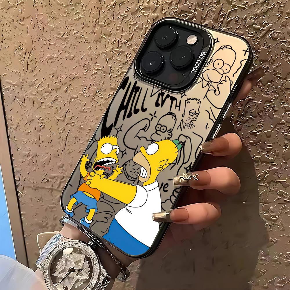 Funny Cartoon S-Simpsons Phone Case for Xiaomi Redmi Note 7 8 9 9S 10 11 12 13 14 15 Pro Plus 4G 5G Anti Fall Matte Back Cover