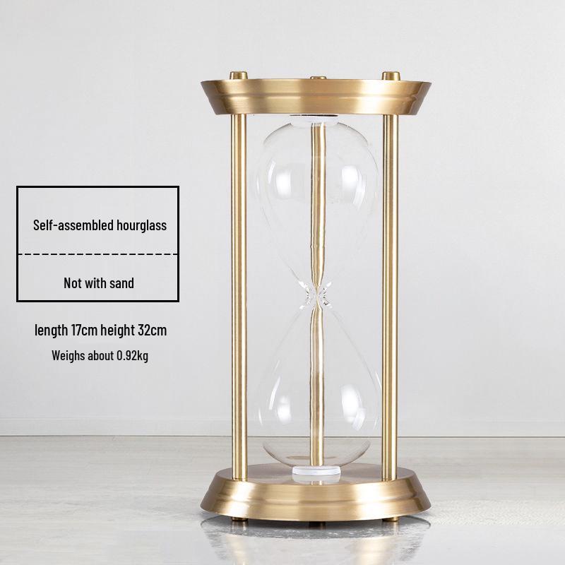 Creative Retro Hourglass Toothbrush Timer with Flowing Sand