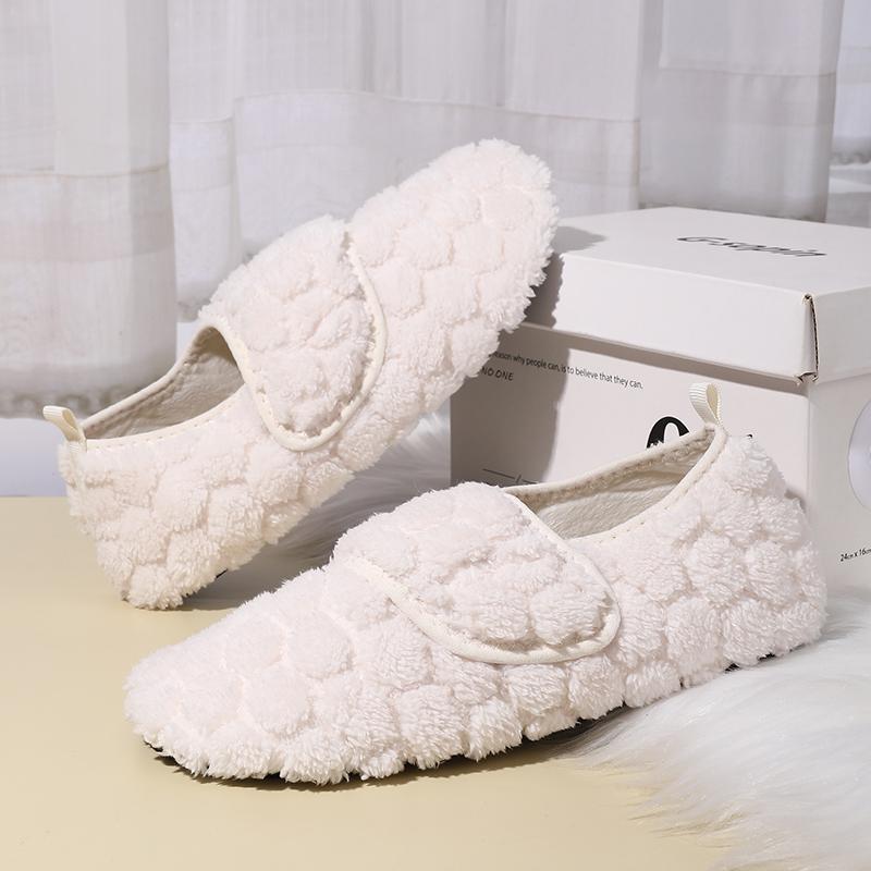 Unisex Velvet-Lined Cotton Shoes & Home Slippers, Sizes 20-47