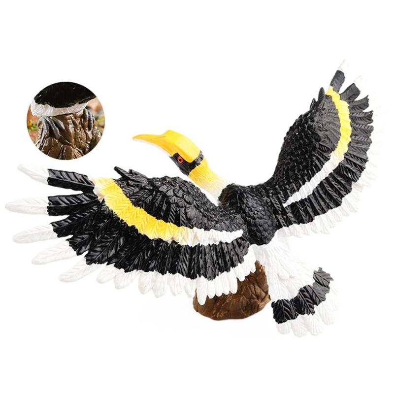 Realistic Toucan Figure Observation Display Static Model Statue Bird Figurine Playhouses Layout Kids Basket Stuffings