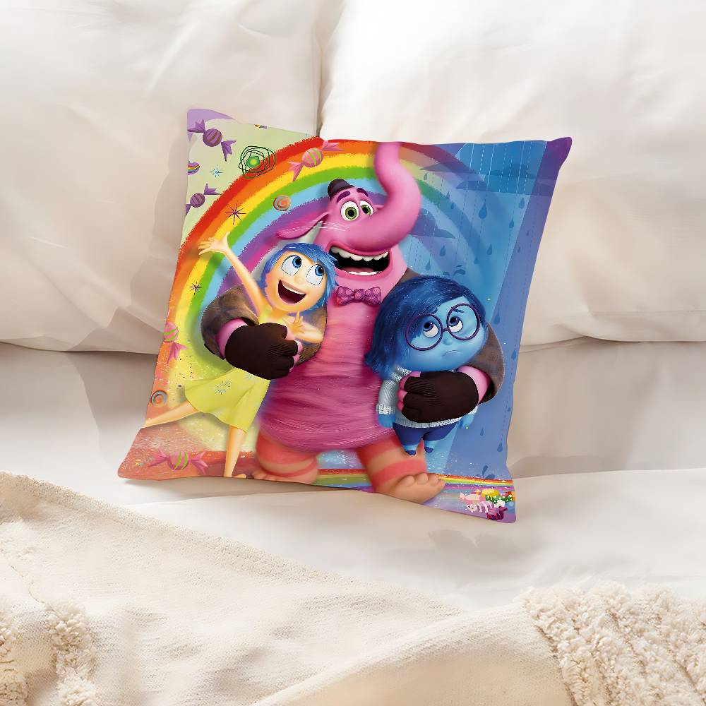 Süßer H-Inside Out-W Kissenbezug Kissenhülle Weich Süß Dekokissenbezug Für Auto Sofa Kissenhülle Polyester Mit Reißverschluss