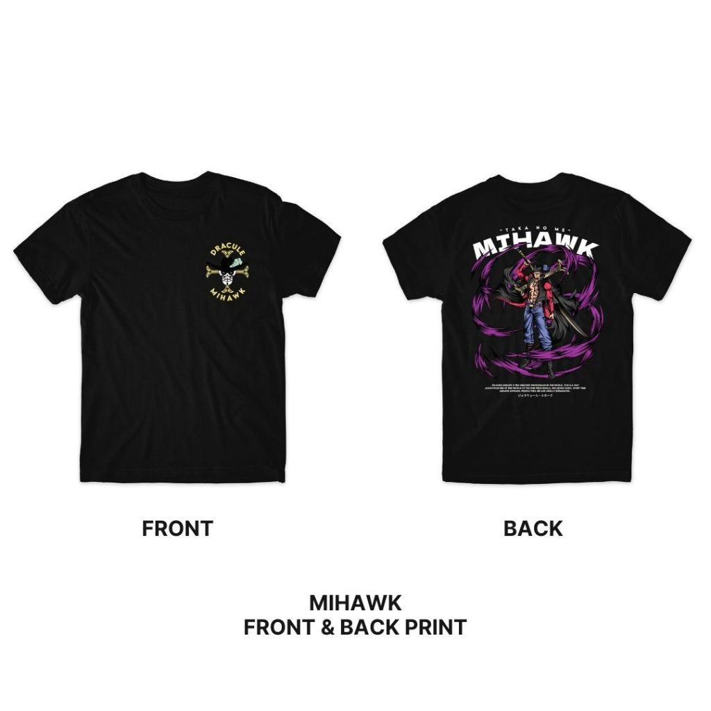 

Mihawk ONE PIECE Anime Men Women Summer T-Shirt Oversized Harajuku Oversized Vintage Printed Short Sleeve Casual Comfort Y2k Top S