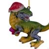Christmas Dinosaur Pendant Acrylic Dragon Ornaments Hanging Funny for Year Door Window