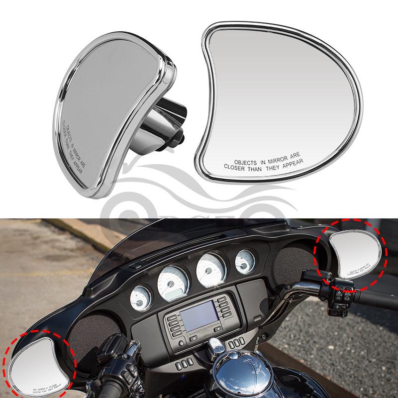 Harley Road/Street Glide Modified Rearview Mirrors (2014+ Motorcycle Accessories)