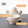 Ghost Theme Room Accents 3D Printed Storage Ornament, Cute Candy Bowl, Halloween Desktop DIY Hand Painted Crafts Jewelry Holder, Creative Desk
