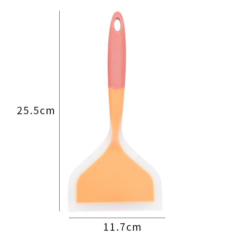 High-Temperature Resistant Silicone Spatula for Non-Stick Pans and Pancakes - Ideal for Tamagoyaki.