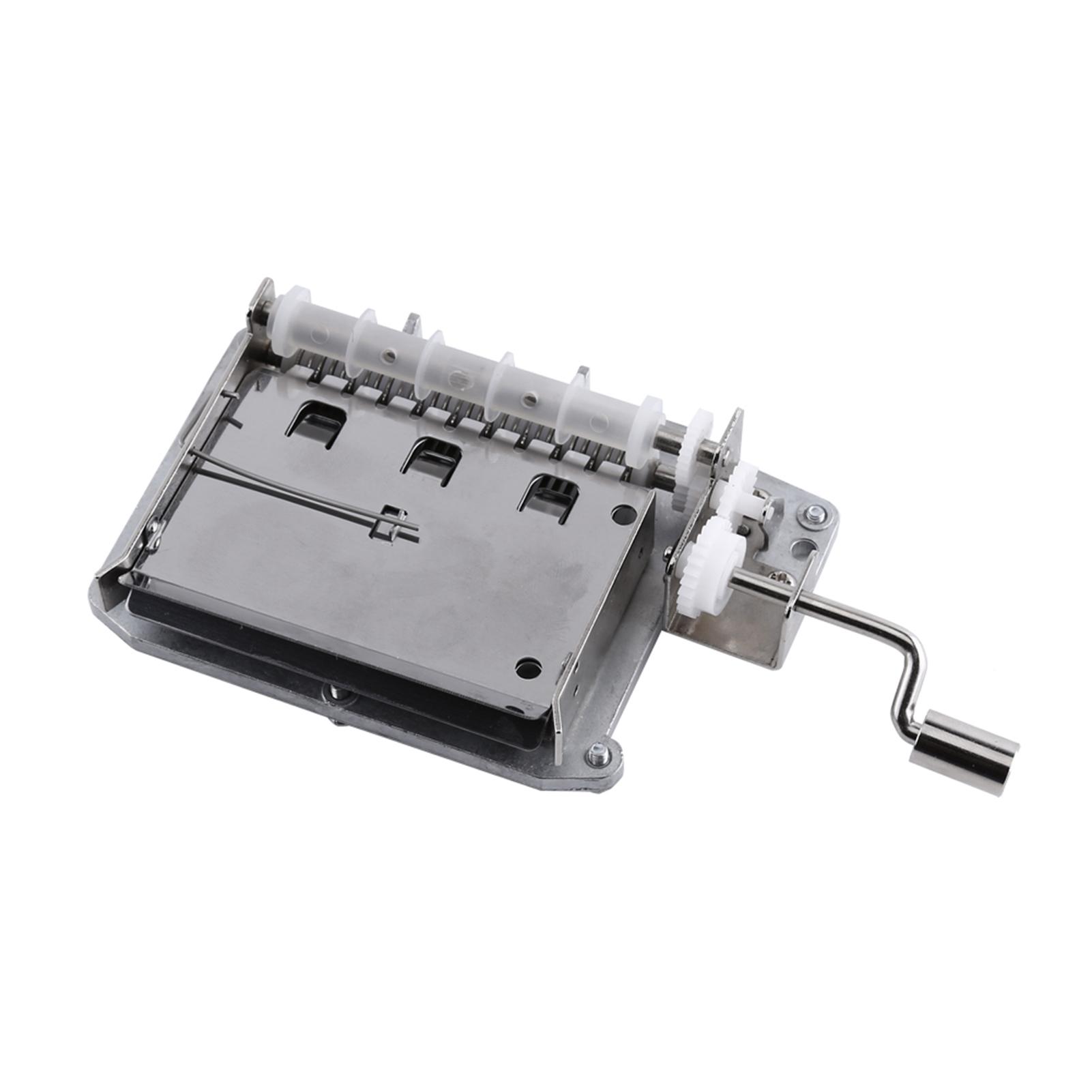 

30‑Note Hand Crank Tape Music Box Movement Part Puncher 3 Strips DIY Your Songs