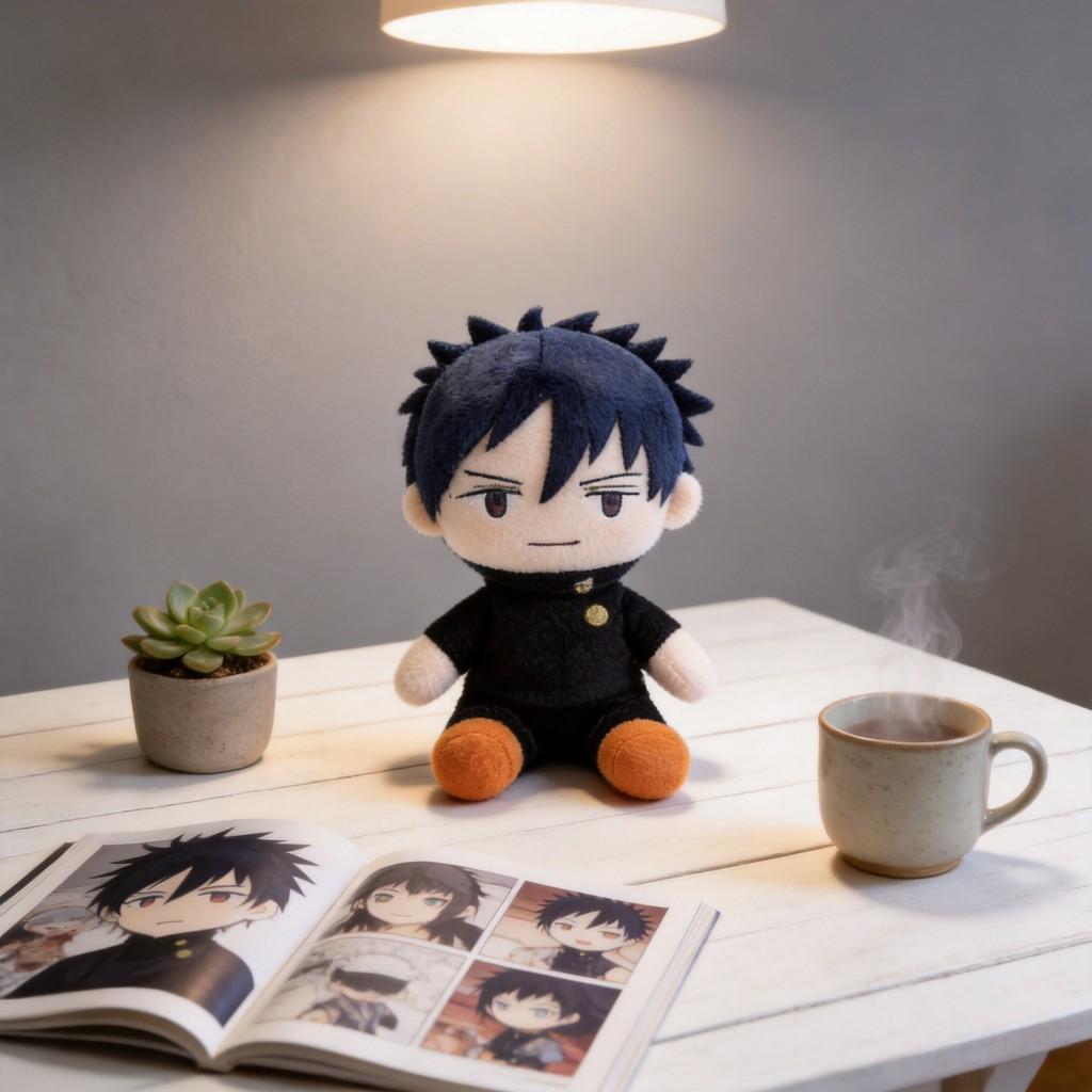 Jujutsu Kaisen Plüschtier-Set Aus Weichem Kurzem Plüschmaterial Für Anime-Sammler
