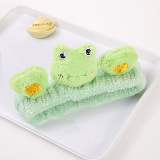 Lady Headband Cartoon Animals Thick High Elasticity Fluffy Sports Face Washing Sweat Absorption Bathing Lady Hair Band Hair Accessories