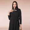 Lipbbam Long Wrap Dress Ldm07bk01