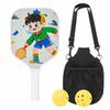 Colorful Kid's Pickleball Set Lightweight Children's Pickleball Rackets  Outdoor Sports