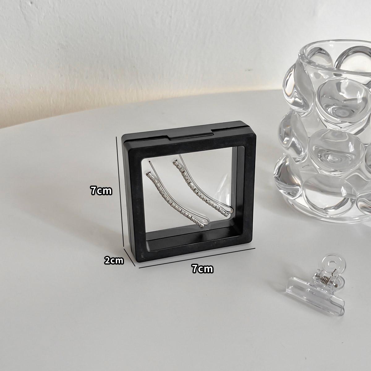 

Коробка для хранения ювелирных изделий Антиокислительная ПЭ пленка Дорожная Портативная Маленькая Изысканная Коробка для ювелирных изделий с ожерельем и браслетом Герметичная Коробка для демонстрации Small * Other 5pcs