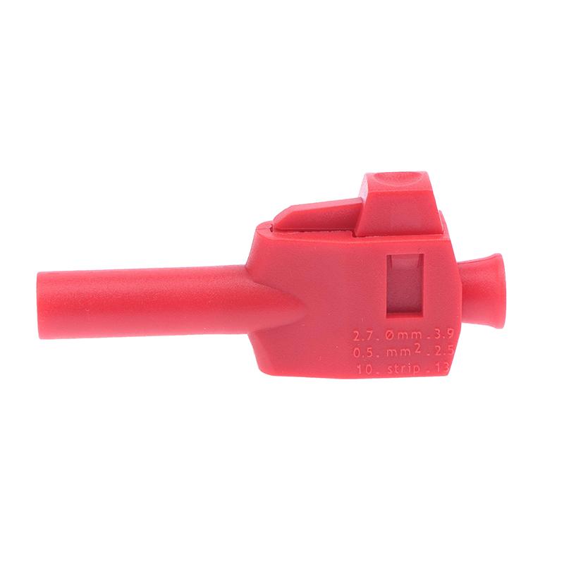 

[TL][TL]Multimeter Test Leads Quick Connect Plug 4mm Interface Lantern Head Welding Free Wiring Socket No Multimeter Connector червоний