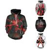 Men's Deadpool Sweatshirts Long Sleeve Hooded Coat Pullover Hoodies With Superhero Design