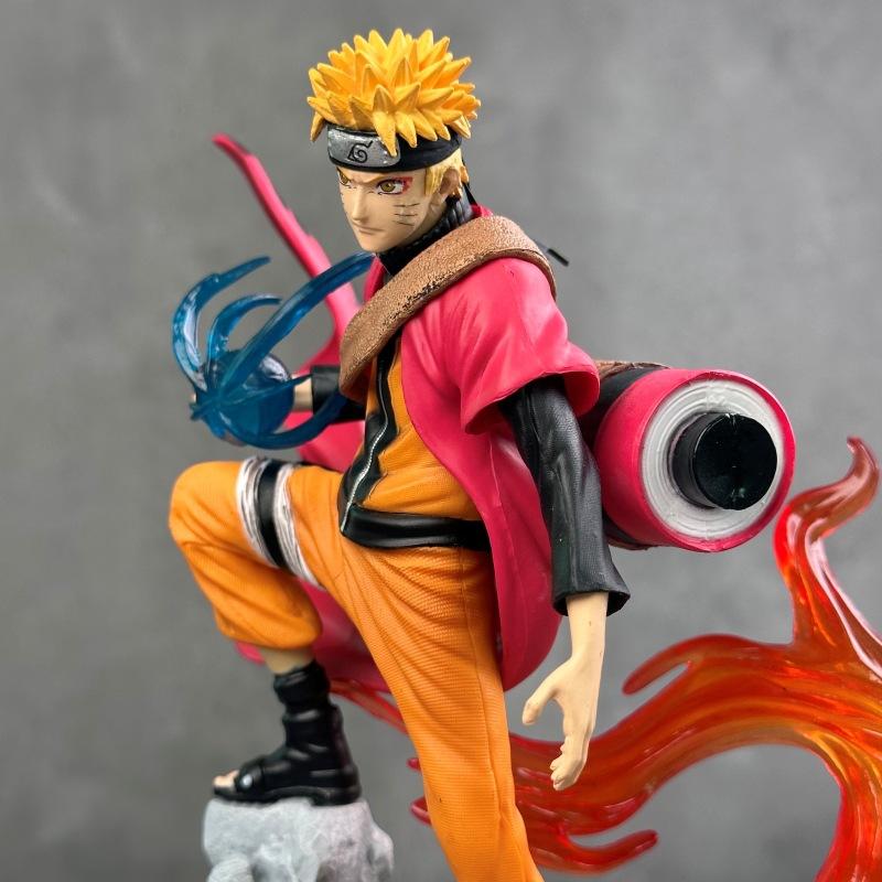 Naruto Animation Ten Years Hundred Ninja Naruto Sasuke Doll Animation Peripheral Scene Table Model Ornament Gift Wholesale
