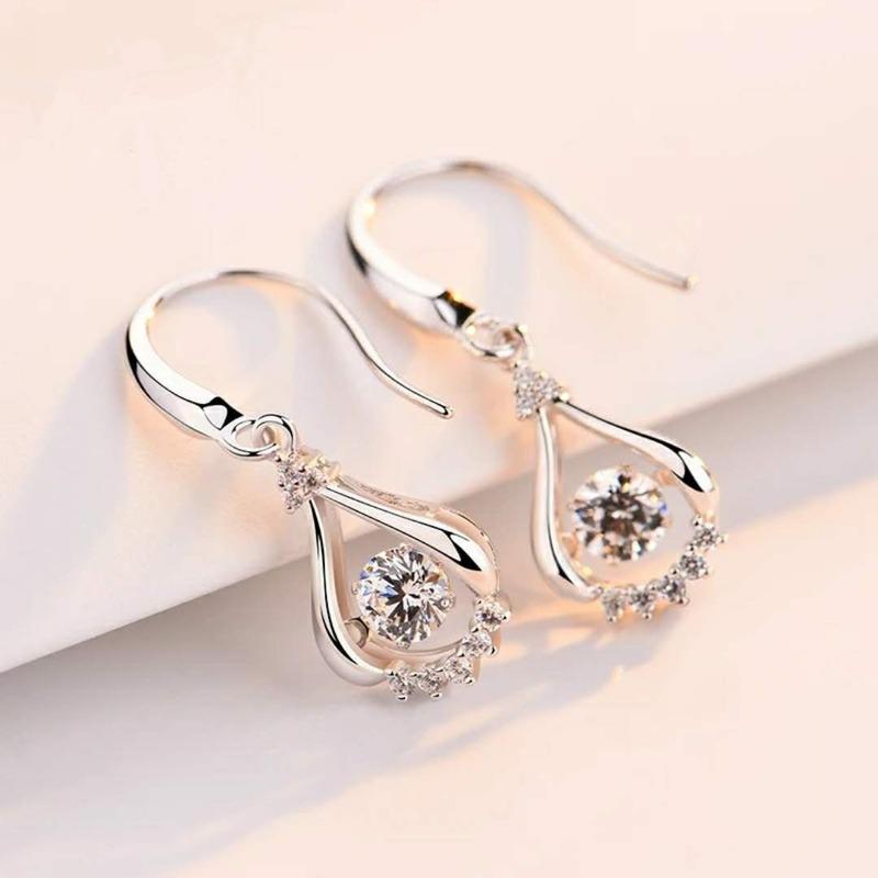 Sace Gems Classic Copper Alloy Zircon Earrings for Women Wedding Party Gifts
