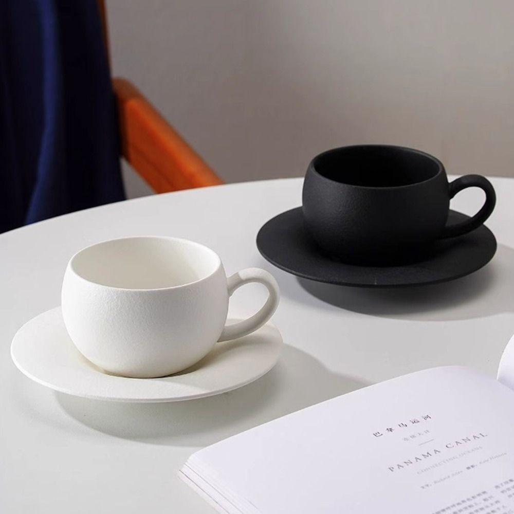 300ml Kaffekoppset Japansk stil Tekopp Kreativ Mjölkkopp Cappuccino