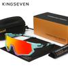KINGSEVEN Lunettes de Soleil Sportives pour Vélo Hommes Femmes Mtb Lunettes de Vélo Protection Solaire UV400 Équipement de Cyclisme