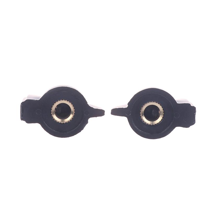 10Pcs Bakelite Knob Cap K7-1 Band Switch Knob Potentiometer Knob Cap Copper Core Circular Hole 6Mm Shaft Hole Dia Pointer Knobs