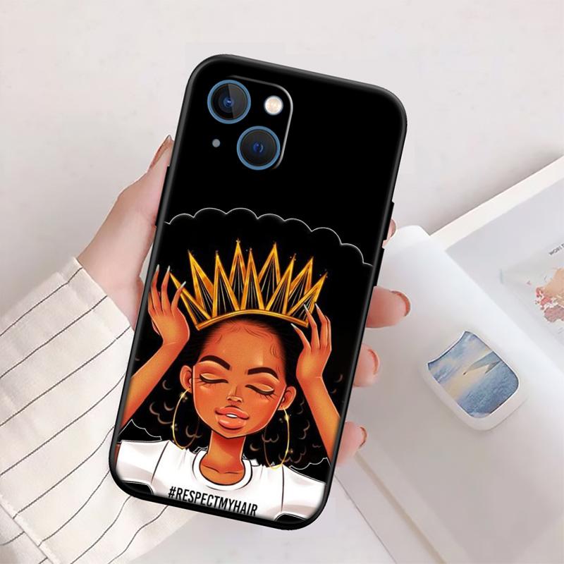 

RP57 Poppin Black Girl New High-End Shell Phone Case for Xiaomi Poco C40 C50 C51 C55 C65 C71 C75 F3 F5 F6 F7 M2 M3 Pro Ultra Poco F7 Pro
