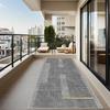 VIKAMA Modern Geometric Lines Corridor Carpet Non-Slip Easy Clean Mat Bedroom Living Room Kitchen Carpet Home Decoration