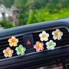 Flower Vent Clips For Car 7Pcs Air Freshener Outlet Clips With 14 Fragrance Pads Automotive Air Fresheners Car Air Conditioning