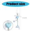 Stylish Dolphin Heart Bowknoty Phone Chain Trendy Dolphin Love Heart Bowknot Resin Pendant for Phone Camera Bag Ornament