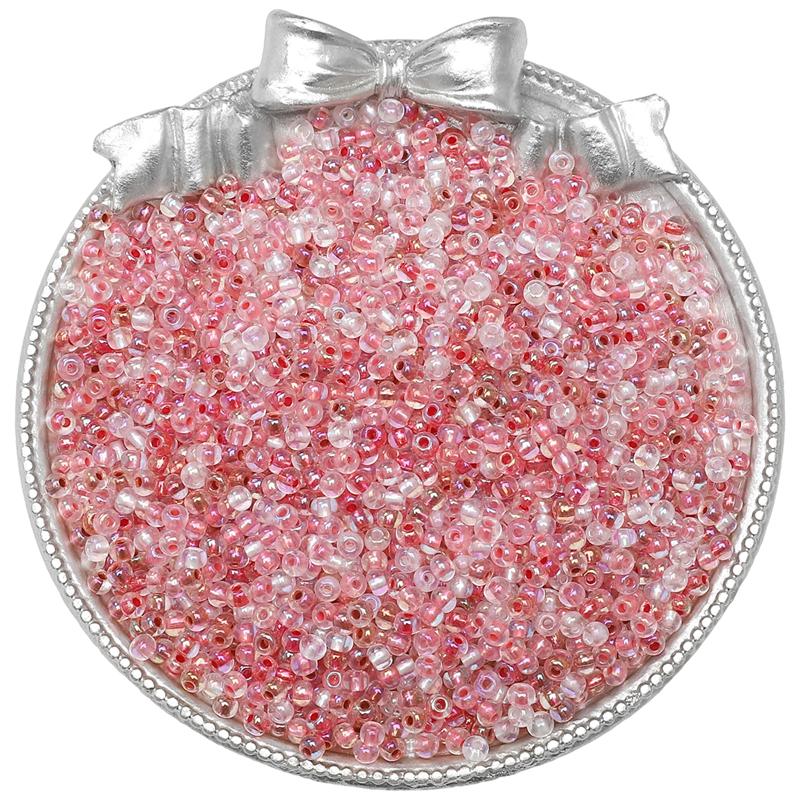 High Quality Glass Seed Beads Illusionary Pearl Light Dyeing Core Beads for Earring Bracelet DIY Jewelry Craft Accessoreis Making