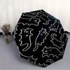 1pc Cat Pattern Automatic Open/close Folding Compact Umbrella, 8 Rib Sturdy Canopy, Lightweight Portable, Everyday Use, Gift,,077