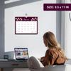 2026 Calendar - 2026-2027 Wall Calendar Runs from January 2026 To June 2027, 8.5" X 11", Floral Calendar for Wall or Desk, Feminine Design for