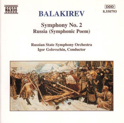 CD MILY BALAKIREV - RUSSIAN STATE SYMP - Symphonie Nr.. 2 / Russland (Symphonic  8550793 Naxos 1994 Deutschland Klassisch Gebraucht