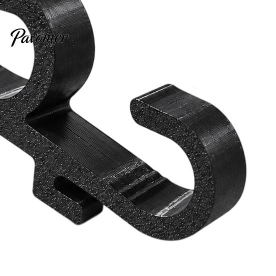 Auto Trunk Organizer Hooks 2Pcs Car Umbrella Hook, 3D Printed SUV Cargo Hooks, Vehicle No‑Drill Rear Hatch Storage Hanger for Hanging Bags,