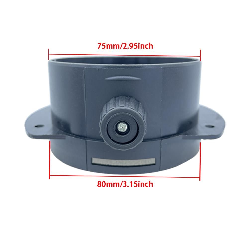 60/75/90mm Exhaust Car Heater Air Vent Ducting Connector Regulating Valve Flap for Webasto Diesel Parking Heater 75mm-ZTFM