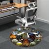 1PC Nature Seasons Office Round Area Rug, Mat Suitable For Office, Under Office Chairs Bedroom Living Room Home Decor, Room Deco