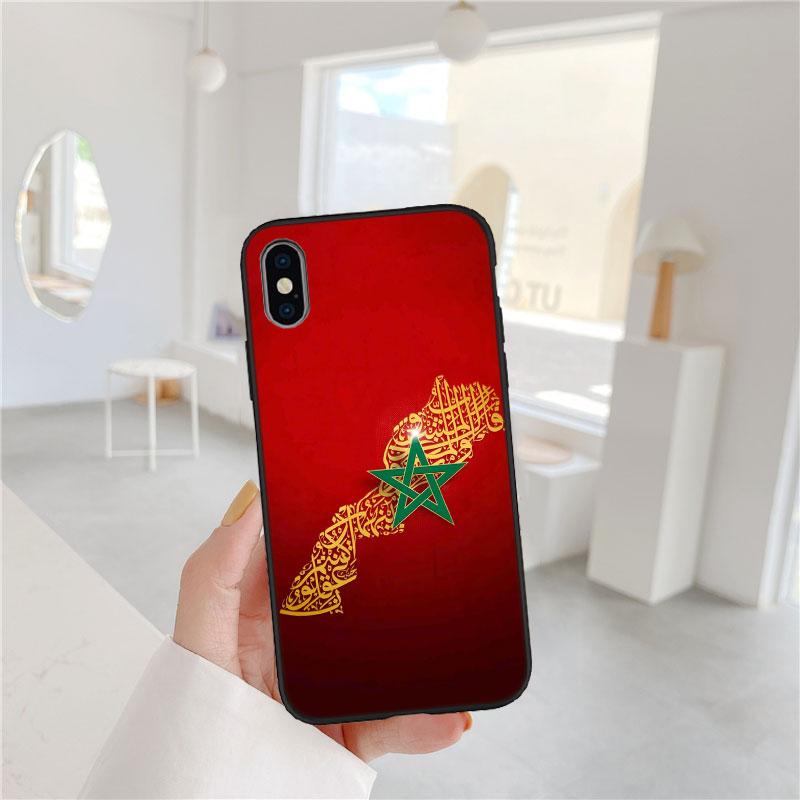 Morocco Flag Phone Case for Samsung Galaxy A01 A02 A02S A03 Core A03S A05 A05S A06 A10 A10S A16 A20 A20S A35 S10 Lite S10+ S10e