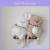 Plush Stylish Soft Bear And Bunny Toddler Backpack With Adorable Design Animal