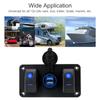 12-24V Dual USB Port Buchse Schalter Schaltung Steuerung für Auto LED Schalter Panel