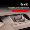 Ideal I6 Center Console Lower Storage Box, Original Car Color, Dedicated for Convenient Silicone Storage.