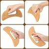 Instrument Gua Sha din lemn Placă de răzuit Instrument de masaj Placă de masaj Guasha pentru slăbire Racletă Gua Sha Instrument de terapie pentru masaj corporal